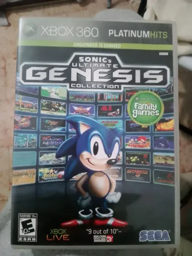 Sonic Ultimate Genesis Collection Xbox 360 ORIGINAL NTSC