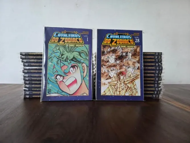 Cavaleiros Do Zodíaco Saint Seiya 1 ao 28 - 3º edição editora jbc (usado)