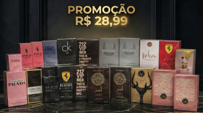 Perfumes Importados Premium (Óleo) Alta Fixação - Até 10h | Promoção
