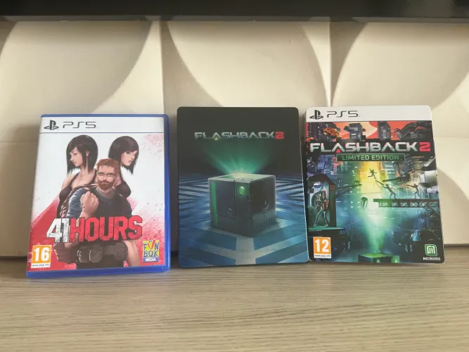 2 jogos de ps5 + steelbook por R$120