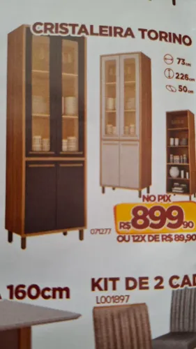 Cristaleira Torino em Perfeito Estado