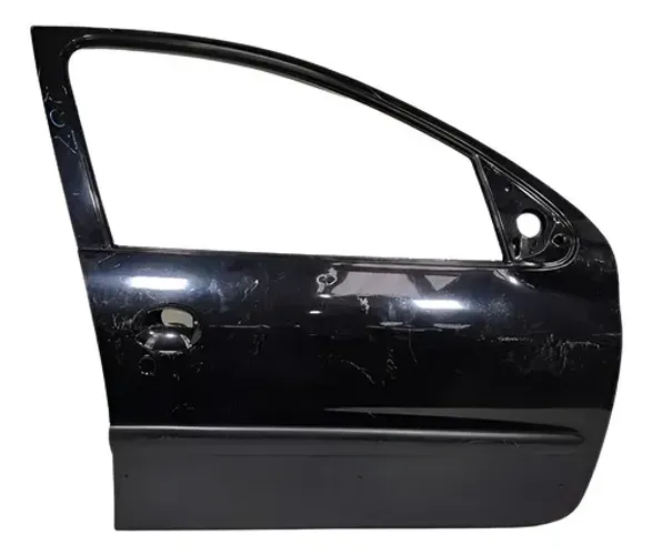 Porta Dianteira Direita Peugeot 206 207 1998 2012 Preta V168
