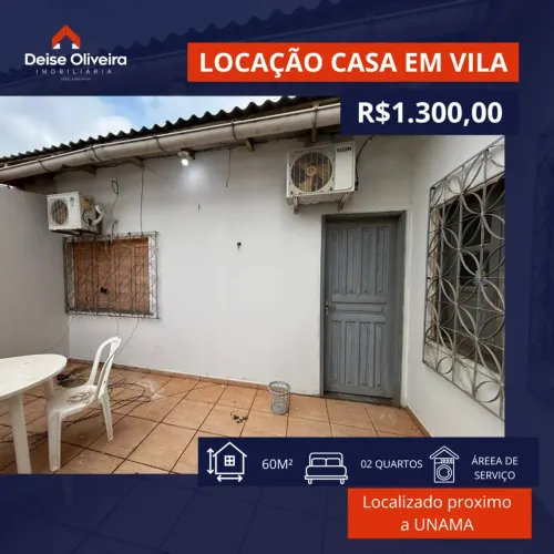 Imóvel para aluguel possui 60 metros quadrados com 2 quartos em Jardim Santarém - Santarém