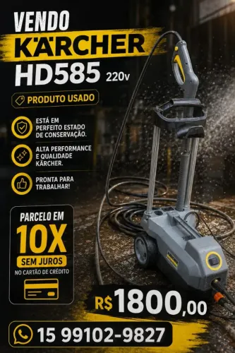 Lavadora para lava jato karcher Hd585