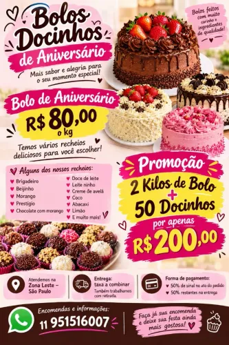 Bolo de aniversário