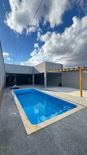 Piscina de fibra de 4 M com praia