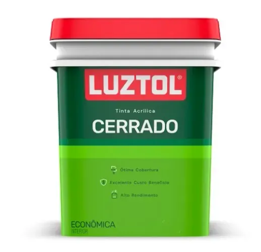 Tinta Acrílica Cerrado Marfim Fosco 18 litros- Luztol
