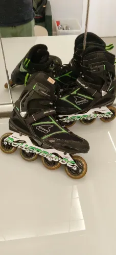 Patins Rollerblade Original Nº 41/42 BR (EU 43) Fitness Inline 84mm - Excelente Estado