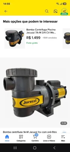 Bomba d'água sim me novo