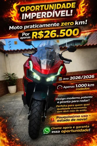 Imperdivel, Honda ADV 2026 pouco rodada...apenas 300km