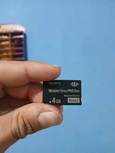 Cartão de memória memory stick pro duo 4 gb