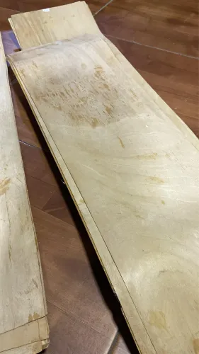 Blanks marfim e madeiras Shape skate 49.99