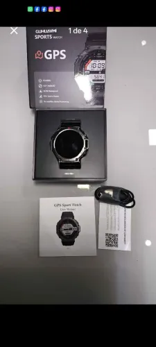 Smartwatch Militar Ultra Resistente - Tela AMOLED + GPS Integrado (Novo)