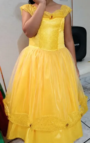 Vestido Princesa Bela