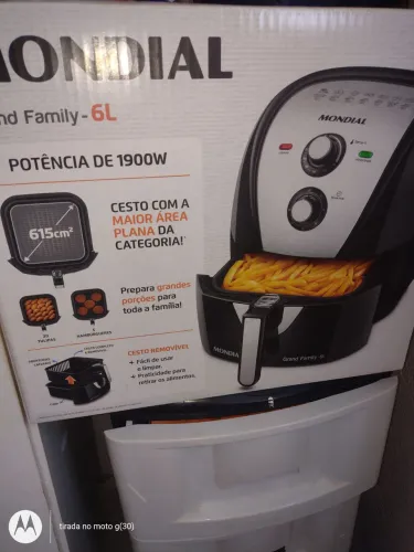 Fritadeira elétrica aerfriry nova 6 litros 
