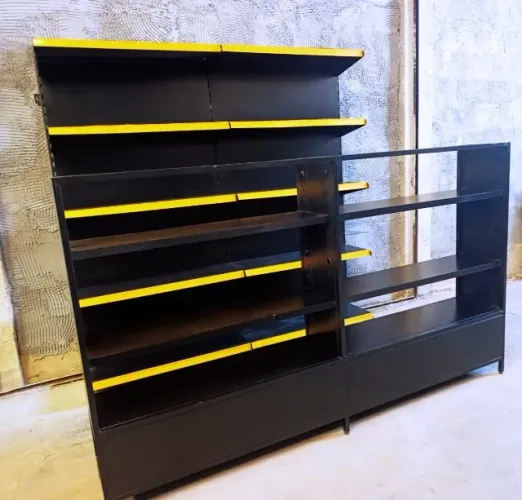 COMBO PARA INAUGURAR SUA LOJA COM VISUAL PROFISSIONAL: BALCÃO ESTILO INDUSTRIAL + GÔNDOLA