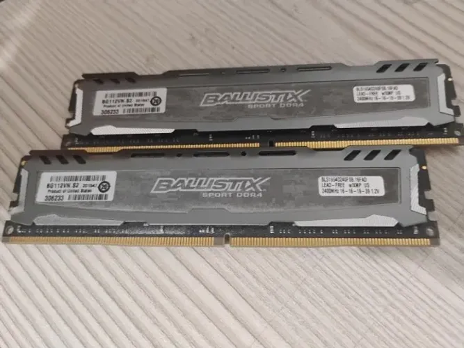 Memoria Ballistix Ddr4 Bls16g4d240fsb 2x 16 Gb 2400 Mhz(kit)