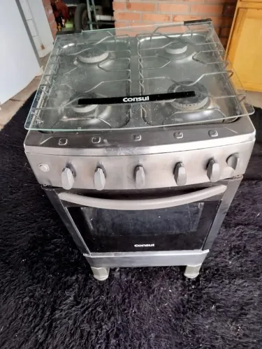Fogão 4 bocas acendimento manual funcionando todas as bocas e forno ((ENTREGO GRATIS))