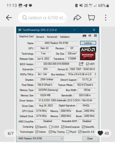 RX 6700 10GB XFX - Impecável | Roda Tudo! ?