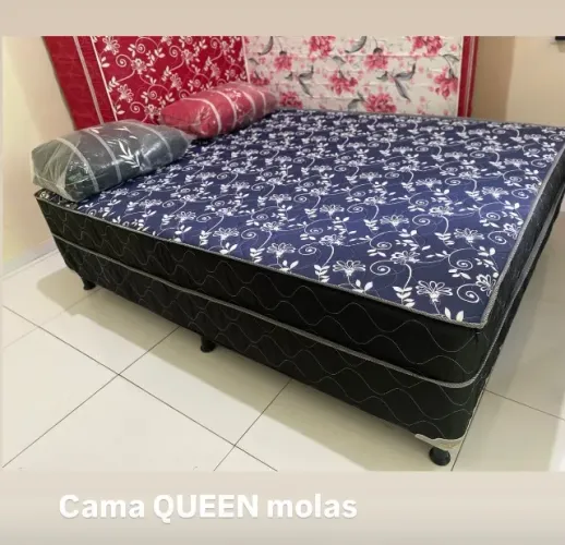 Cama QUEEN molas . Molas top