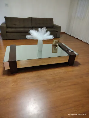 Mesa de centro espelhada