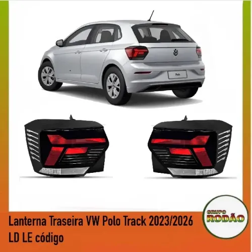 Lanterna Traseira VW Polo Track 2023/2026 LD LE código