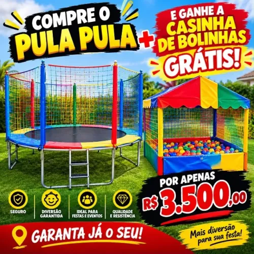 Pula pula + Piscina de bolinhas