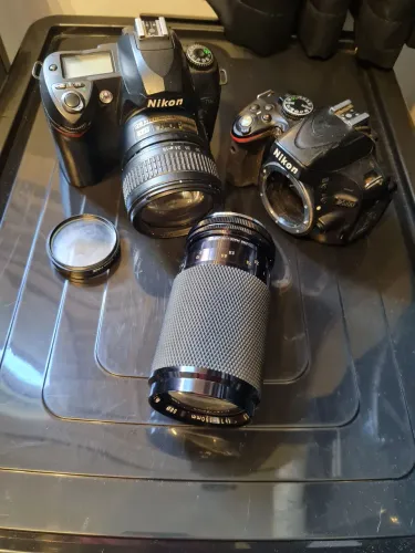 Lote cameras e lentes no estado