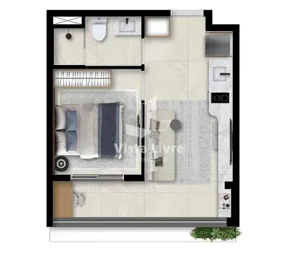 Studio à venda, Perdizes, São Paulo, SP