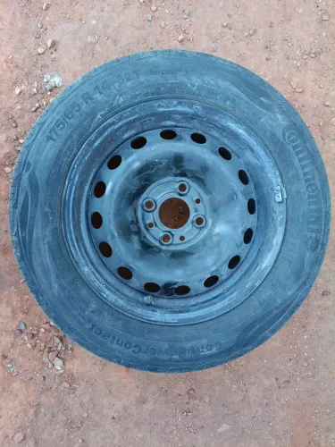 Estepe aro 14 zero pneu continental muito barato msm urgente