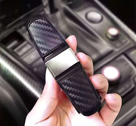 Suporte óculos para carro quebrasol clip universal giratório 180°