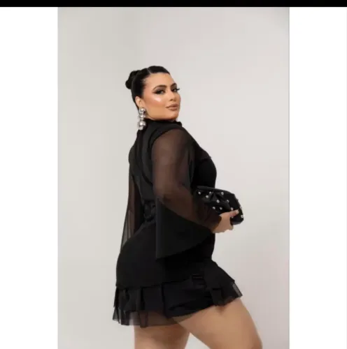 Plus size macaquinho 