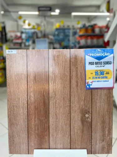 Piso Artec Esmaltado 53x53cm Linha A - Caixa 2,03m²