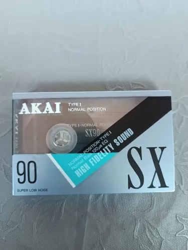 Fita cassete akai sx-90 min made in Japan