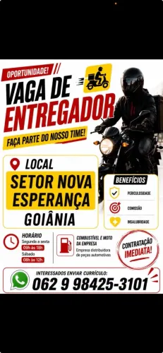 Entregador motoqueiro