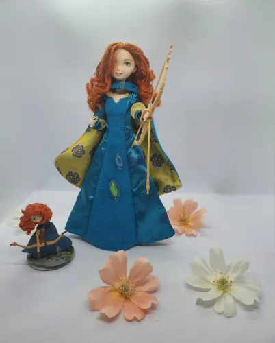 Boneca clássica Merida da Disney - Valente + Boneca Valente Mérida Infinity Pixar Disney.