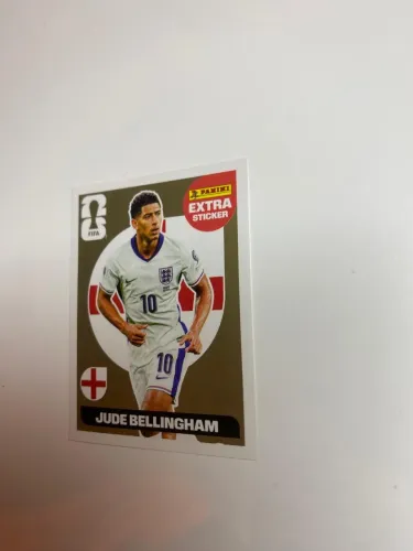 Figurinha Extra Sticker ouro Jude Bellingham - Copa do Mundo FIFA 2026 Panini - Original