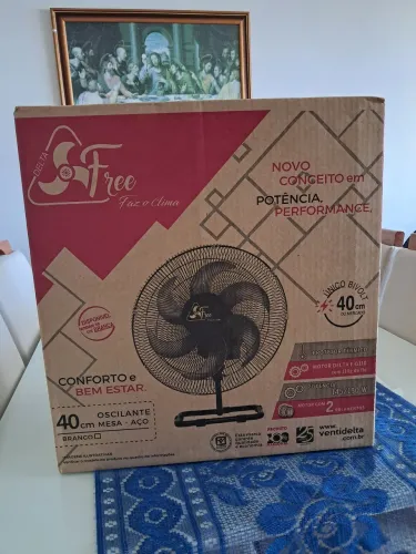 Ventilador de mesa 40cm Venti-Delta Free