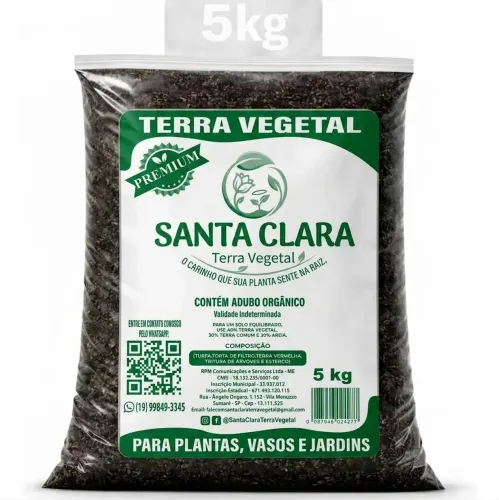 Terra vegetal 5kg Santa Clara Premium 