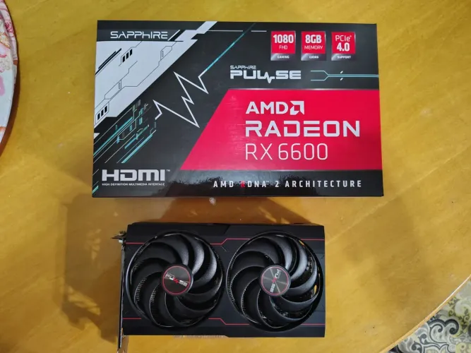 Placa Vídeo AMD Radeon RX 6600 Sapphire 8GB