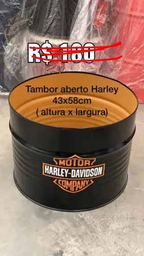 Baú/tambor para áreas gourmet... valores negociáveis 