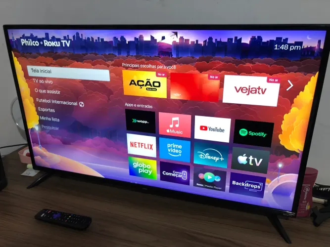 Vendo ou troco Philco roku 43" 