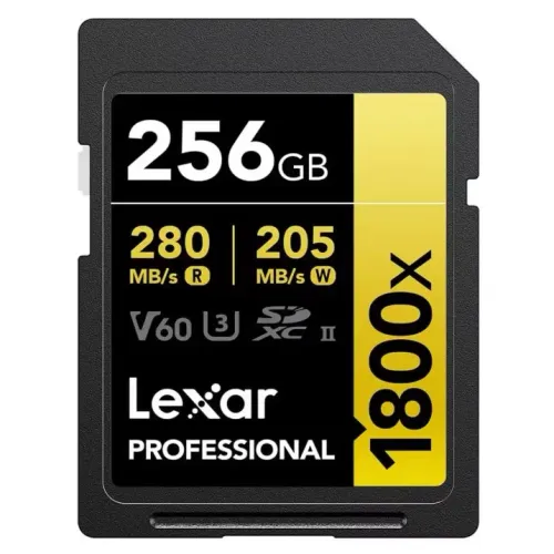 Cartão de memória Lexar Professional Gold Series 256GB