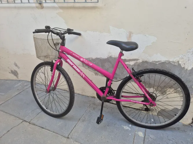Bicicleta rosa Mormaii Fantasy