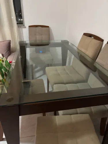 Vendo mesa de vidro