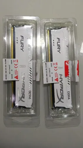 Memória RAM HyperX Fury 8GB DDR4 (A Branca que seu PC merece) ?<br> 2666