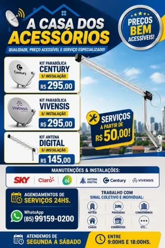 Antena Digital Espinha de Peixe 16 elementos + Instalação 