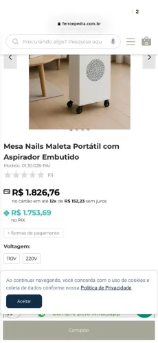 Mesa de unha