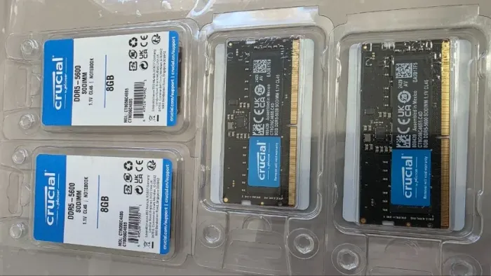 8gb DDR5 Crucial Memoria Notebook 5600mhz