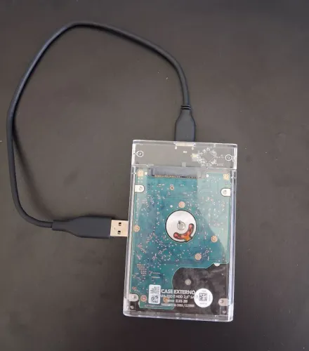 Hd 500 gb com case